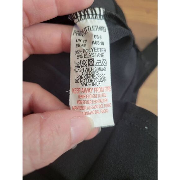 Pretty Little Thing Women's Crop Top Size 6 - Picture 4 of 6